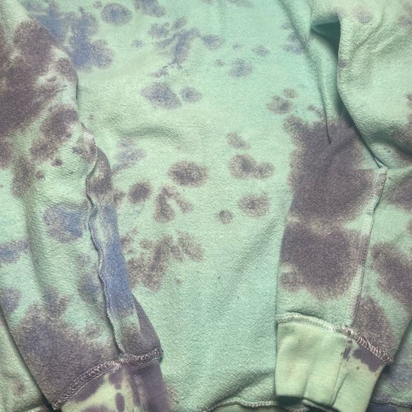 BNWT ACDC FOR THOSE ABOUT TO ROCK UK TOUR 1982 TIE DYE HOODIE MENS/UNISEX L/XL - Picture 7 of 16